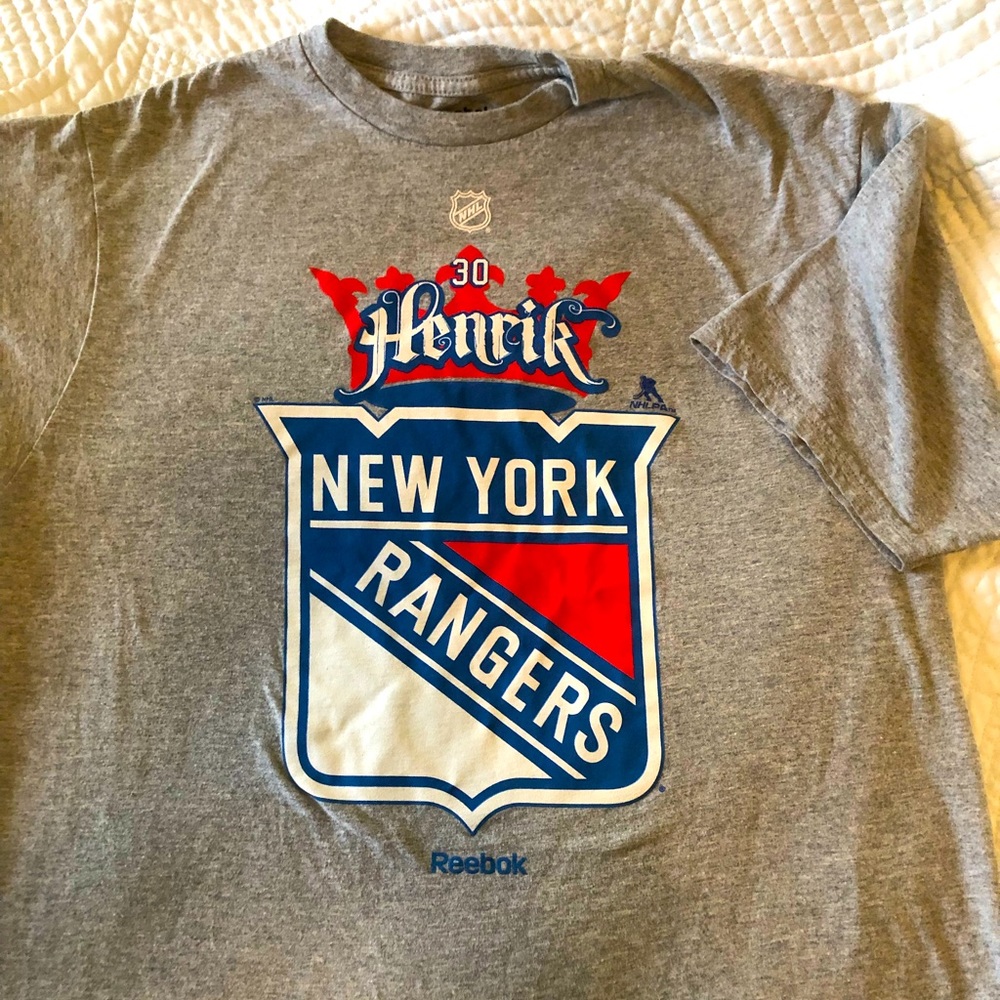 EUC NY Rangers Henrik T Shirt Size Large